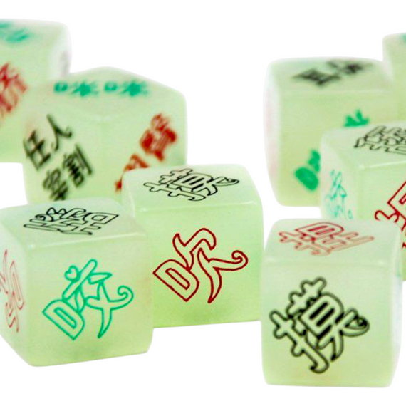 Игральный кубик "Действия" китайские иероглифы sexstyle | Зображення 3