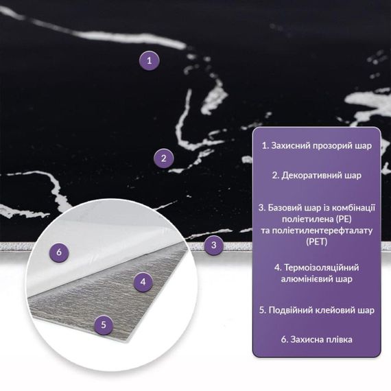 Самоклеюча стінова PET плитка 600*300*2mm (D) SW-00002298 | Зображення 1