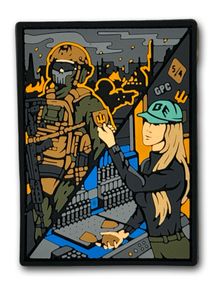 Патч (шеврон) "Lifestyle" ПВХ