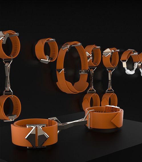 Бондажний набір БДСМ Чорний Lockink | Зображення 5