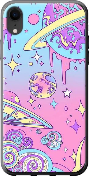 Чехол на iPhone XR Розовая галактика "4146u-1560-17620"