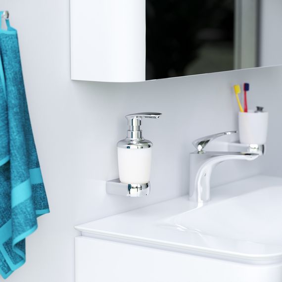 Скляний диспенсер для рідкого мила AM.PM Sensation A3036900 | Зображення 6