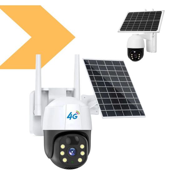 Вулична камера відеоспостереження із сонячною панеллю, 4G та WiFi, PTZ XPRO DS-2CD2043G2-IU (234574983_2268) | Зображення 1