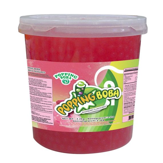 Bubble tea Жемчужины Малина 3.2 кг TM Possmei