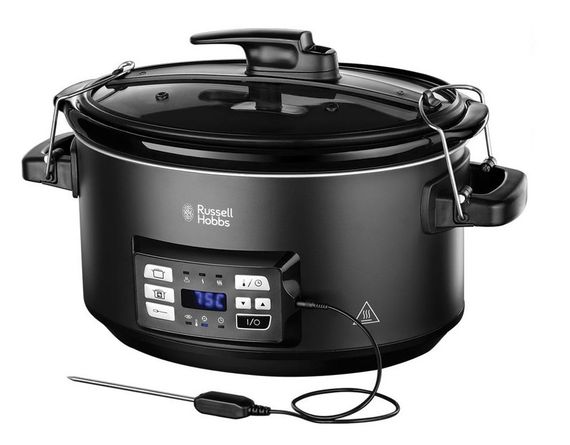 Мультиварка 3в1 Russell Hobbs 25630-56 SOUS VIDE, 6.5 л, микропроцессорный дисплей, 2 щупа, черный (25630-56)