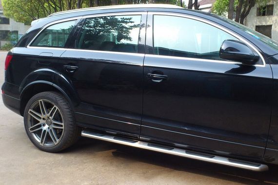 Бокові пороги OEM (2 шт., Алюміній) для Ауди Q7 2005-2015 рр | Зображення 3