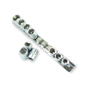 Набір головок торцевих шестигранних 1/4" 4-13мм 10 од. HAISSER (арт.70187)