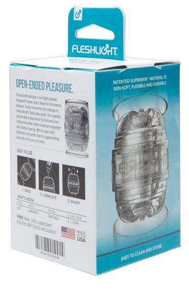 Мастурбатор Fleshlight Quickshot Vantage, компактний, чудово для пар і мінету | Зображення 7