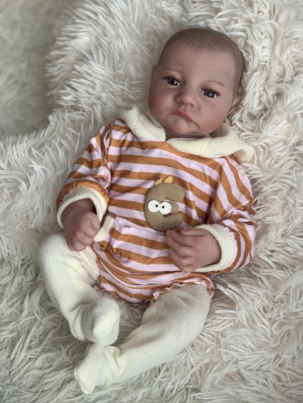 Силиконовая Коллекционная Кукла Реборн Reborn Анатомический Новорожденный Мальчик Пупс Тимоша (Виниловая Кукла) 50 см | Зображення 4