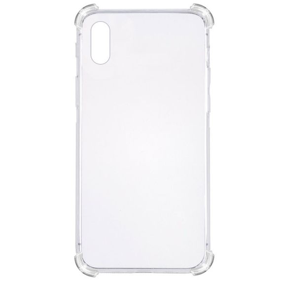 TPU чохол GETMAN Ease logo посилені кути для Apple iPhone XS Max (6.5") Безбарвний (прозорий)
