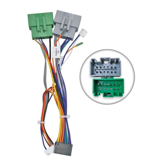 Перехідник живлення серії QIV з адаптером CAN-BUS для Volvo QBR-W VL-4072A (дрот)