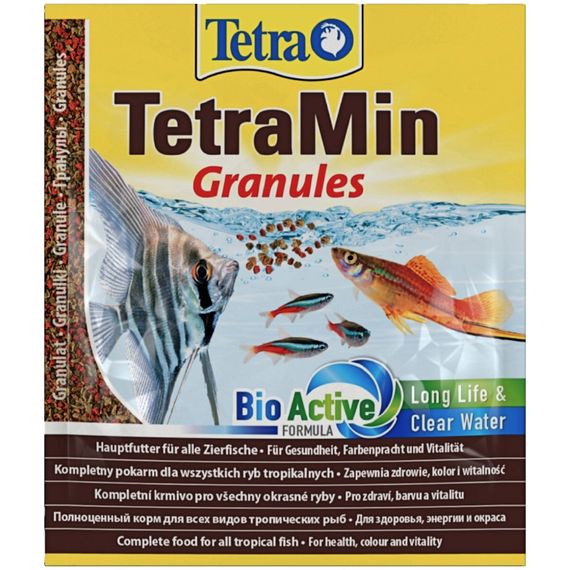 Корм для риб Tetra Min Granules гранули основний корм 15 г (4004218134492) | Зображення 1