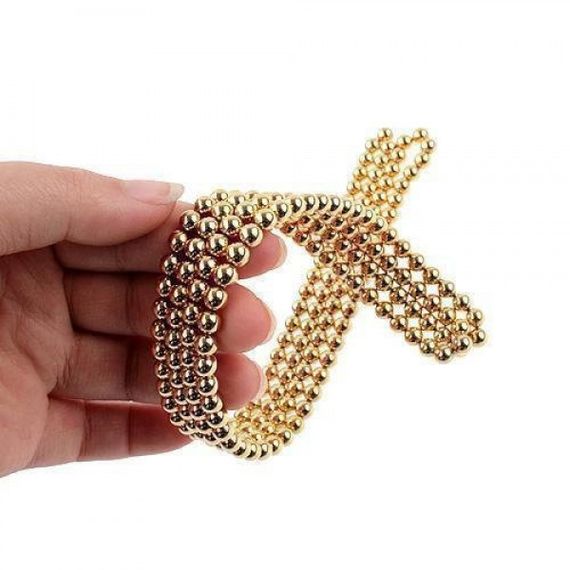 Магнітна іграшка неокуб Нео NeoCube Золотий, Неокуб магнітний конструктор, QI-172 Неокуб залізний | Зображення 8