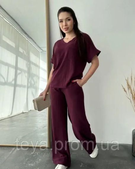 Костюм цвет фиолетовый FI_006959 | Зображення 2