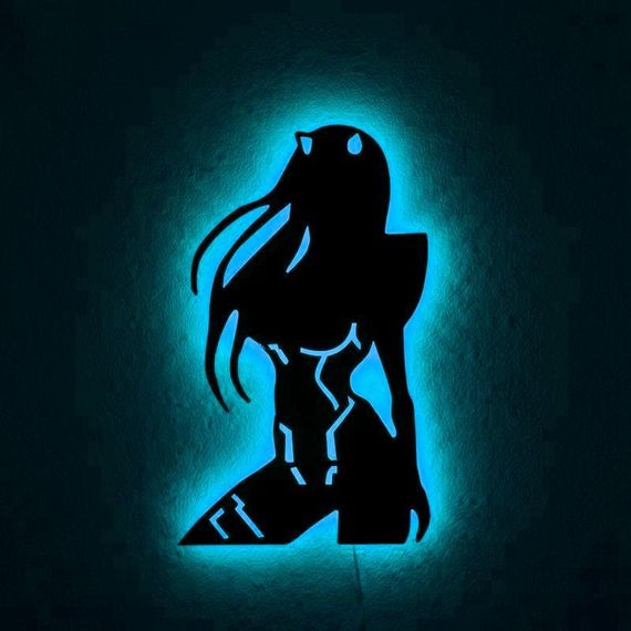 Панно декоративне картина на стіну Зеро Ту LED 16 кольорів пульт 300х500 acr-p000166