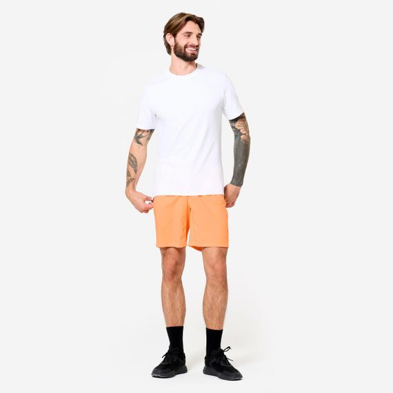 Шорти чоловічі для фітнесу з кишенями оранжеві - XL | Зображення 1