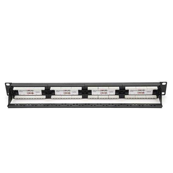 Патч-панель RITAR 24 порта UTP DUAL кат 6 19 "1U НЕ экранированная черная Q25 | Зображення 2