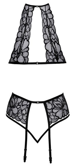 Комплект білизни та ніжного квіткового мережива Bra Set Lace S/M | Зображення 4