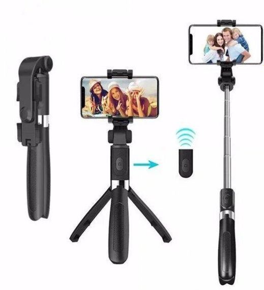 Монопод-штатив Apexel Selfie Stick L01 black для телефона, фотоапарата, екшн камери | Зображення 5