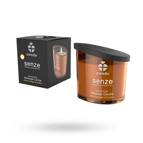 Масажна свічка - Swede Senze Seduction Clove Orange Lavender, 50 мл Sex Aura | Зображення 2