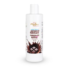 2в1 лубрикант та масажний гель - MyLove Aroma Series Intim&Massage Chocolate, 300 мл Sex Aura