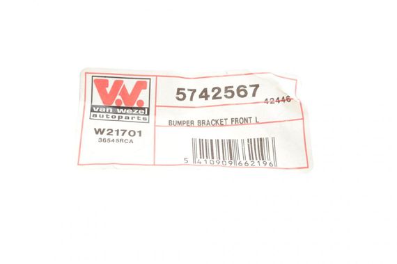 Кронштейн кріплення бампера переднього L VW Passat 14- 5742567 | Зображення 1