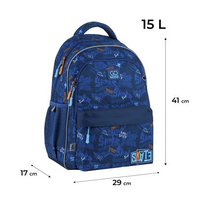 Рюкзак шкільний GoPack Education 182M Crazy Skate (GO25-182M-7) | Зображення 7