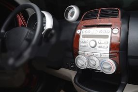 Накладки на панель Карбон для Daihatsu Sirion 2005-2024 рр