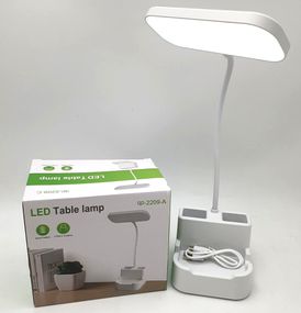 LED Лампа 4W сенсорна світлодіодна гнучка 28 см настільна акумуляторна
