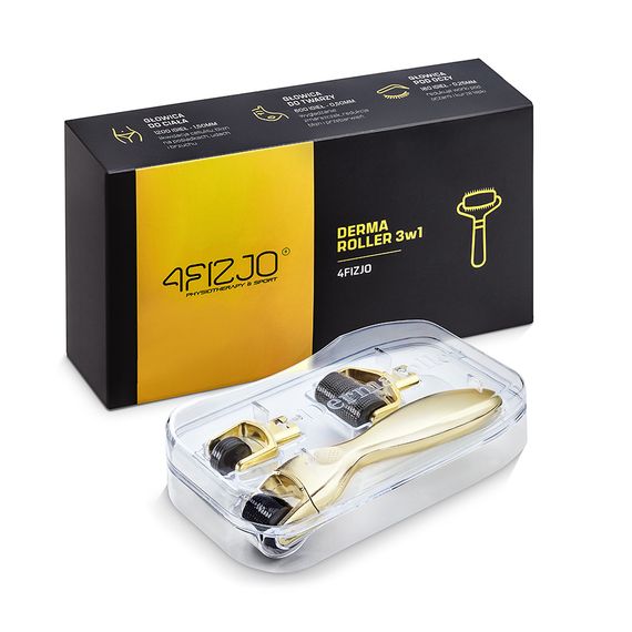 Мезороллер 4FIZJO Derma Roller 3 в 1 (дермароллер) для лиця та тіла 4FJ0238 (P-5907739312228)