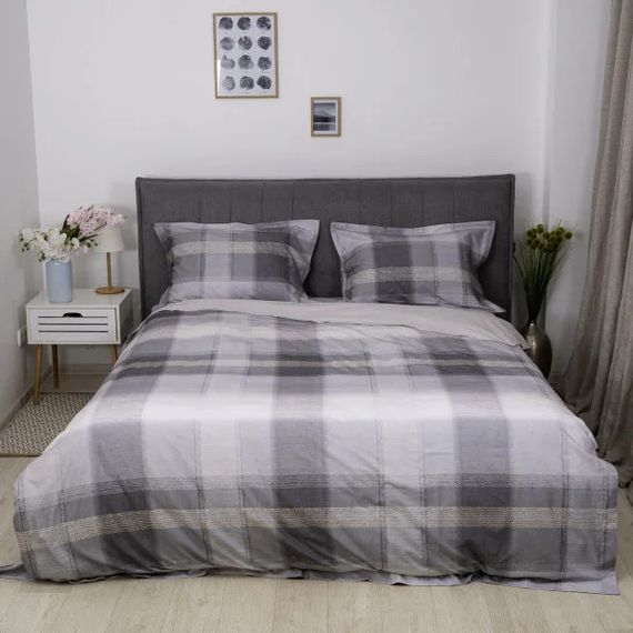 Постільна білизна євро Viluta Brushed Warm Cotton WC 14 220х200 см | Зображення 1