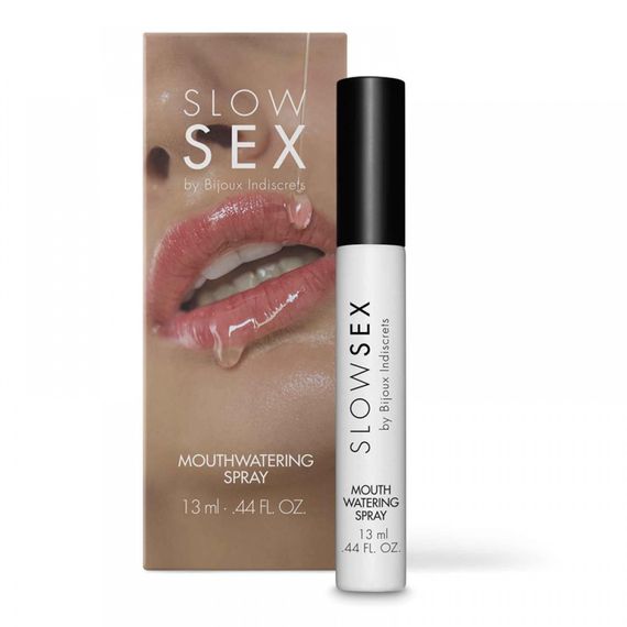 Спрей для посилення слиновиділення Slow Sex by Bijoux Indiscrets MOUTHWATERING SPRAY водній основі sexstyle