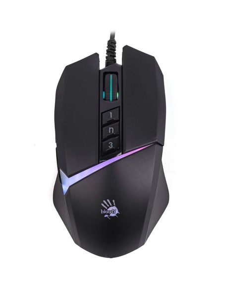 Миша ігрова A4Tech W60 Max Bloody,чорна, активоване ПЗ Bloody