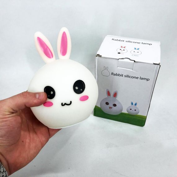 Силіконовий нічник іграшка для дітей, Світлодіодний нічник акумуляторний з usb Красивий дитячий PR-84 | Зображення 8