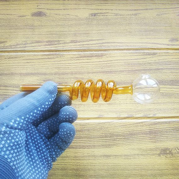 Стеклянная трубка Helix Oil Honey | Зображення 1