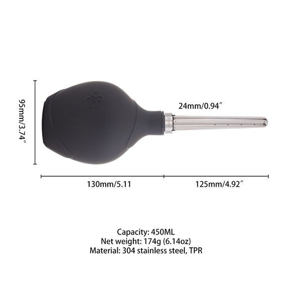 Спринцівка LOCKINK SEVANDA Stream Enema Bulb | Зображення 5