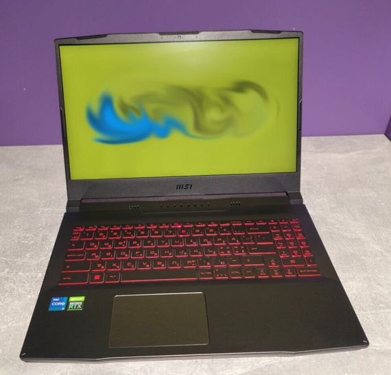 Игровой ноутбук MSI Katana GF66 11UE-088NEU / 15.6" (1920x1080) IPS / Intel Core i7-11800H (8 (16) ядер по 2.3 - 4.6 GHz) / 16 GB DDR4 / 1000 GB SSD / nVidia GeForce RTX 3060, 6 GB GDDR6, 192-bit / WebCam б/у | Зображення 1