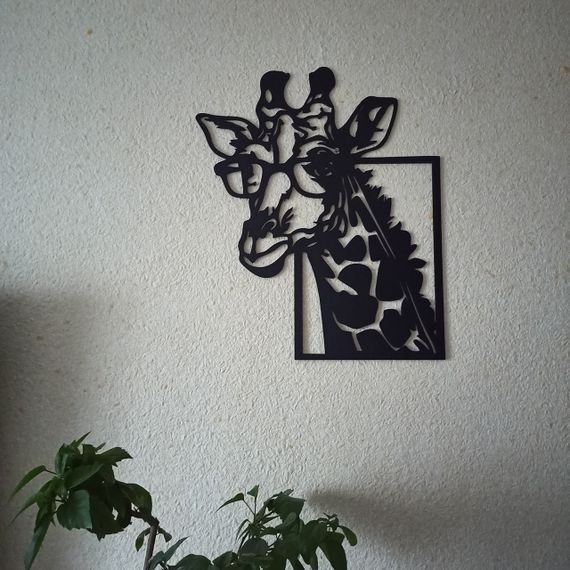 Панно декоративная картина на стену Жираф LED 16 цветов пульт 585х485 acr-p000072 | Зображення 3