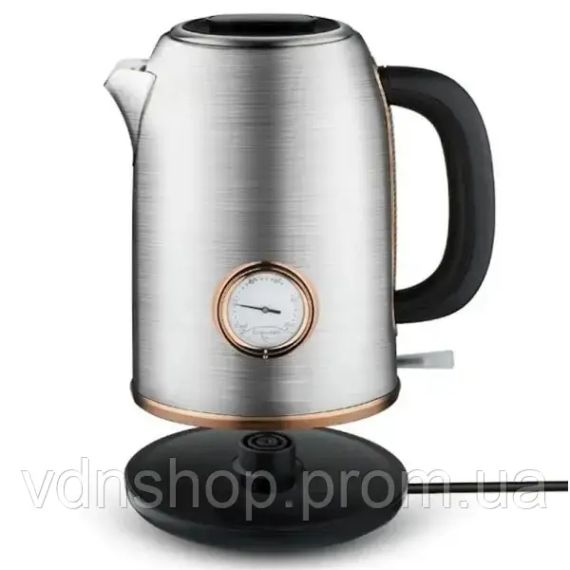 Электрочайник с термометром и корпусом из нержавеющей стали Domotec MS 7849