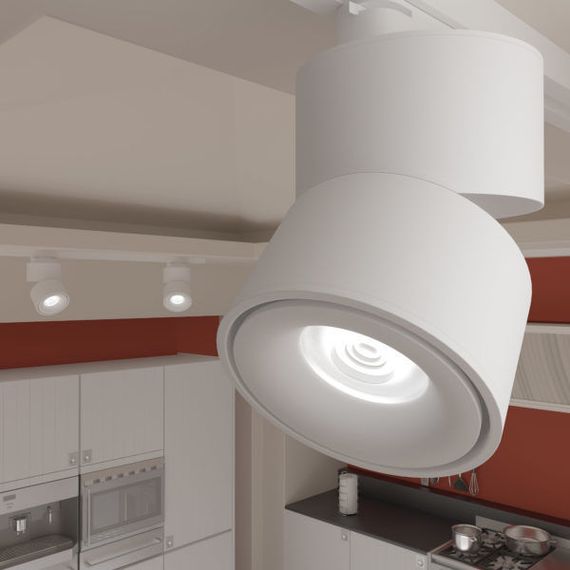 Светильник трековый поворотный LED KW-229/12W NW WH | Зображення 5