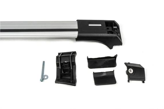 Поперечины багажника на стандартные рейлинги Skybar V1 (2 шт) до 110 см, Черный для Toyota Fortuner 2006-2015 гг | Зображення 8