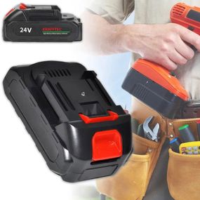 Литий-ионный аккумулятор KRAFFTEC 24V 1500mAh для электроинструментов, Аккумуляторы для дрели шуруповерта