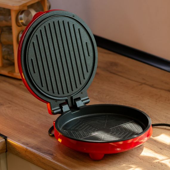 Піца мейкер електрична 1000 Вт з антипригарним покриттям і подвійним нагріванням Sokany SK-08013 | Зображення 7