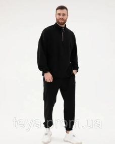 Спортивний костюм колір чорний розміри M, XL, XXL, L FI_004581