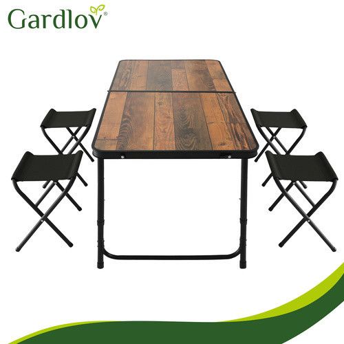 Розкладний садовий стіл + 4 стільці Gardlov 27304 | Зображення 3