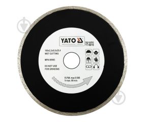 Диск алмазный отрезной YATO 180x2,2x25,4 керамика YT-6016