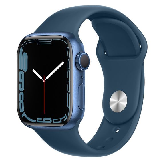 Ремінець Hoco WA01 Flexible series Apple watch (42/44/45/49mm) Black Evening Blue