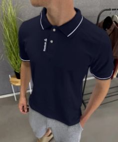 Поло Reebok темно-синій