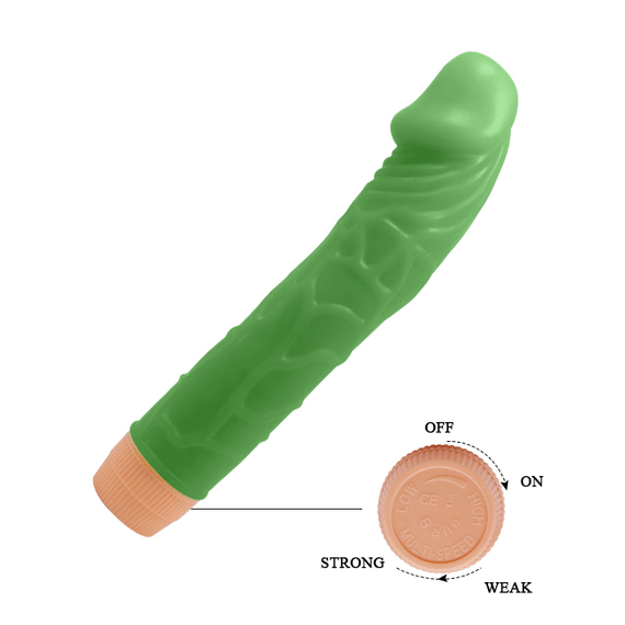 Вібратор - Barbara Bill Vibrator 8,8" Green Sex Aura | Зображення 6