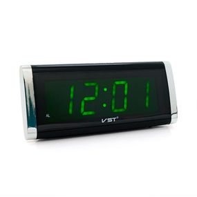 Электронные часы VST-730,будильник,питание от кабеля 220V,Light Green Light